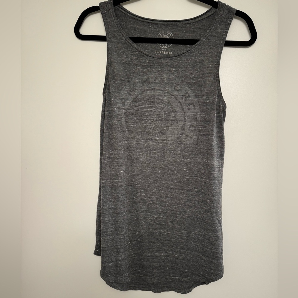 Lucky Brand Swing Tank / Tunic in Marled Gray Size Small
